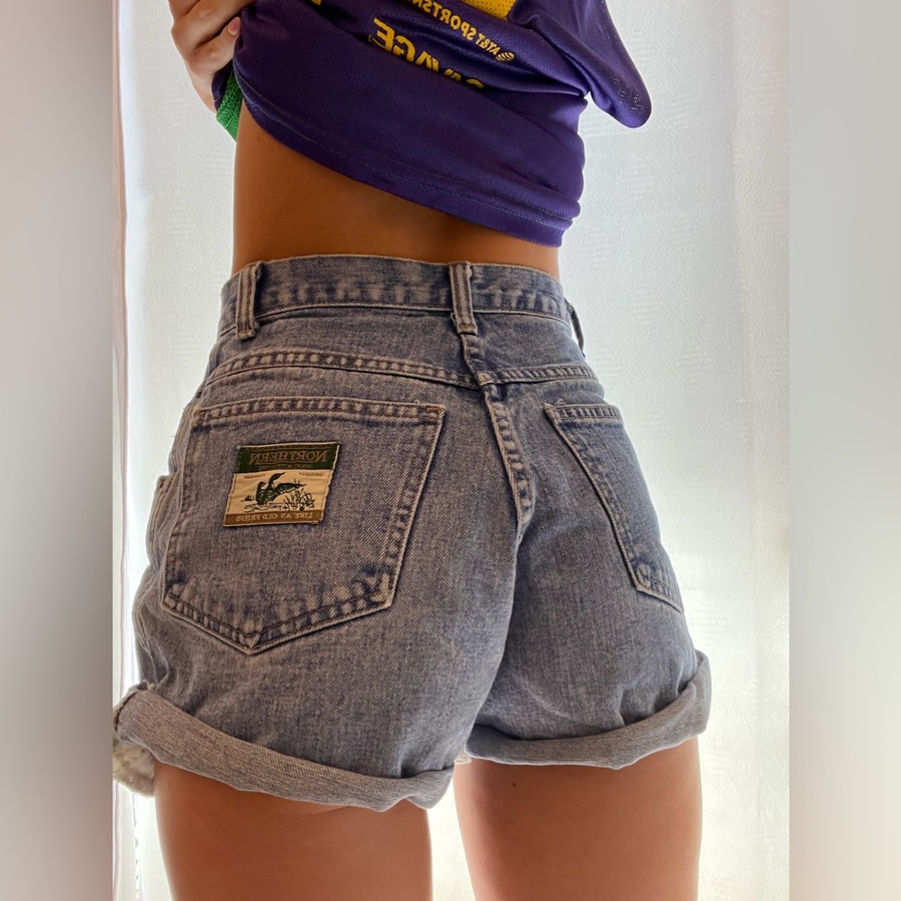 Vintage High Waisted Jean Shorts
